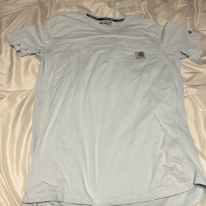 Carhartt, Relax Fit Tee, Size Small, Light Blue